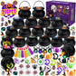 216PCS Halloween Party Favors 24 Pack Prefilled Small Plastic Witch Cauldron Halloween Toys Bulk Halloween Goodie Bag Fillers Ha