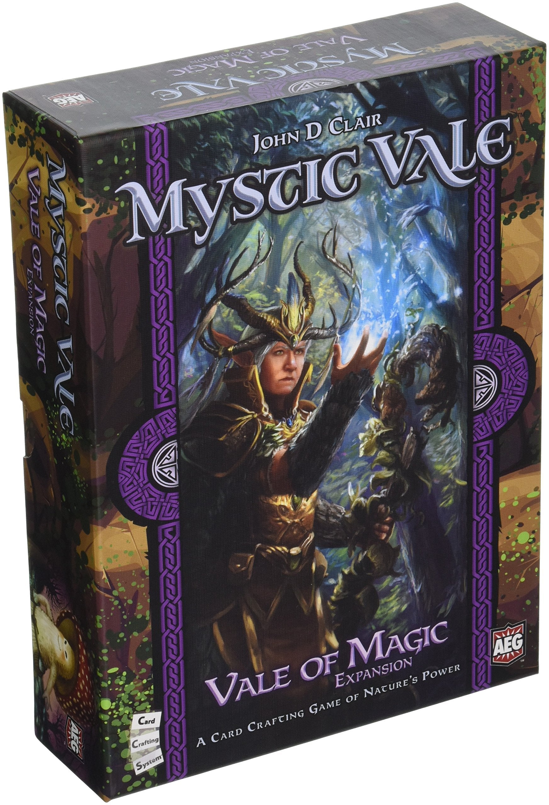 Mystic Vale Vale Of Magic Expansion - Aeg, Card Game, Card-Crafting, Protect Nature With Magic Power, Unique Clear Cards, 2 To 4 Players, 45 Minute Playtime, Ages 14 And Up