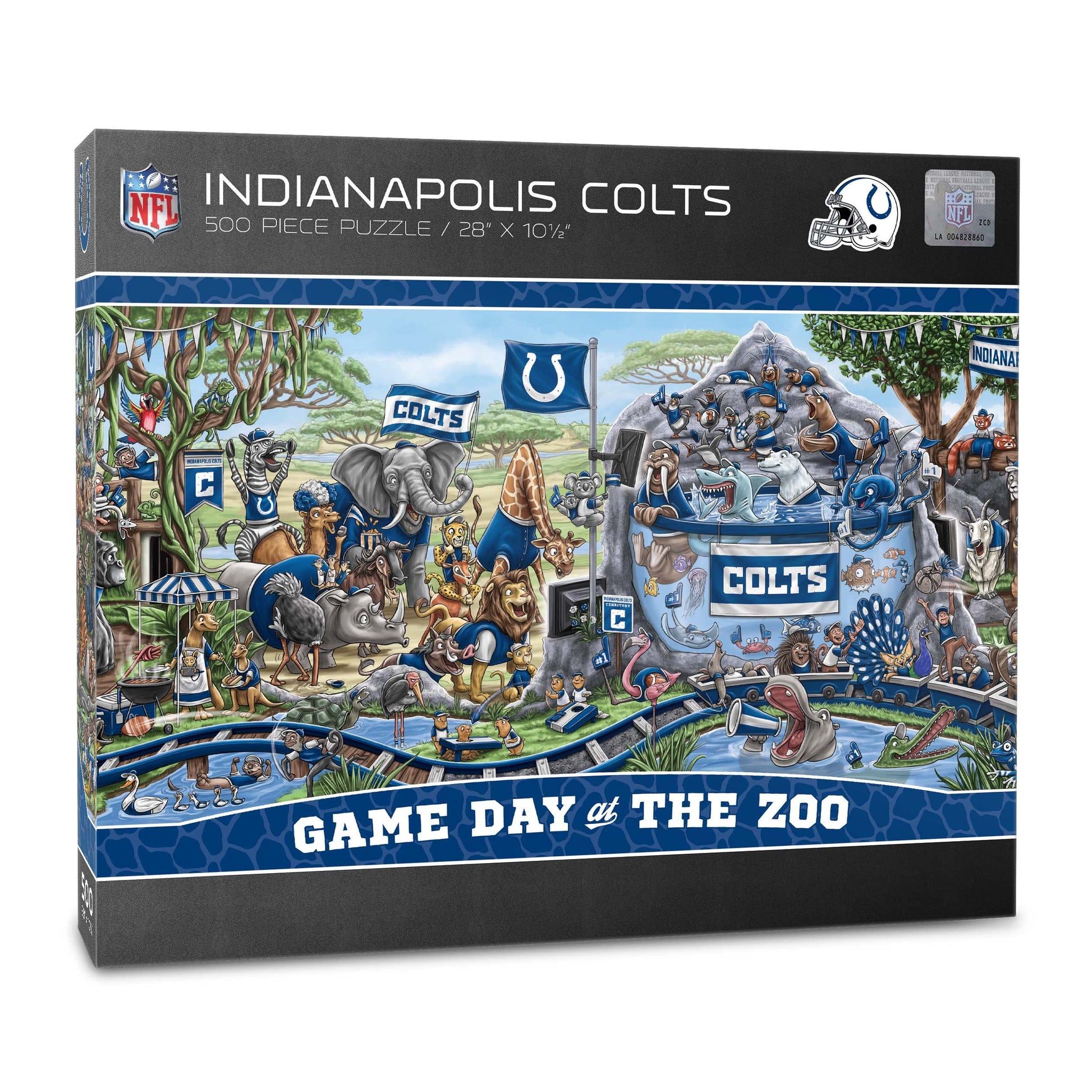 YouTheFan NFL Indianapolis Colts Game Day at The Zoo 500pc Puzzle