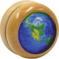 Maple Landmark Wooden Earth Yo-Yo