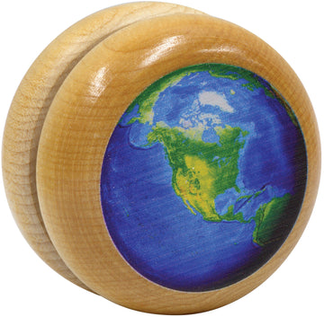 Maple Landmark Wooden Earth Yo-Yo