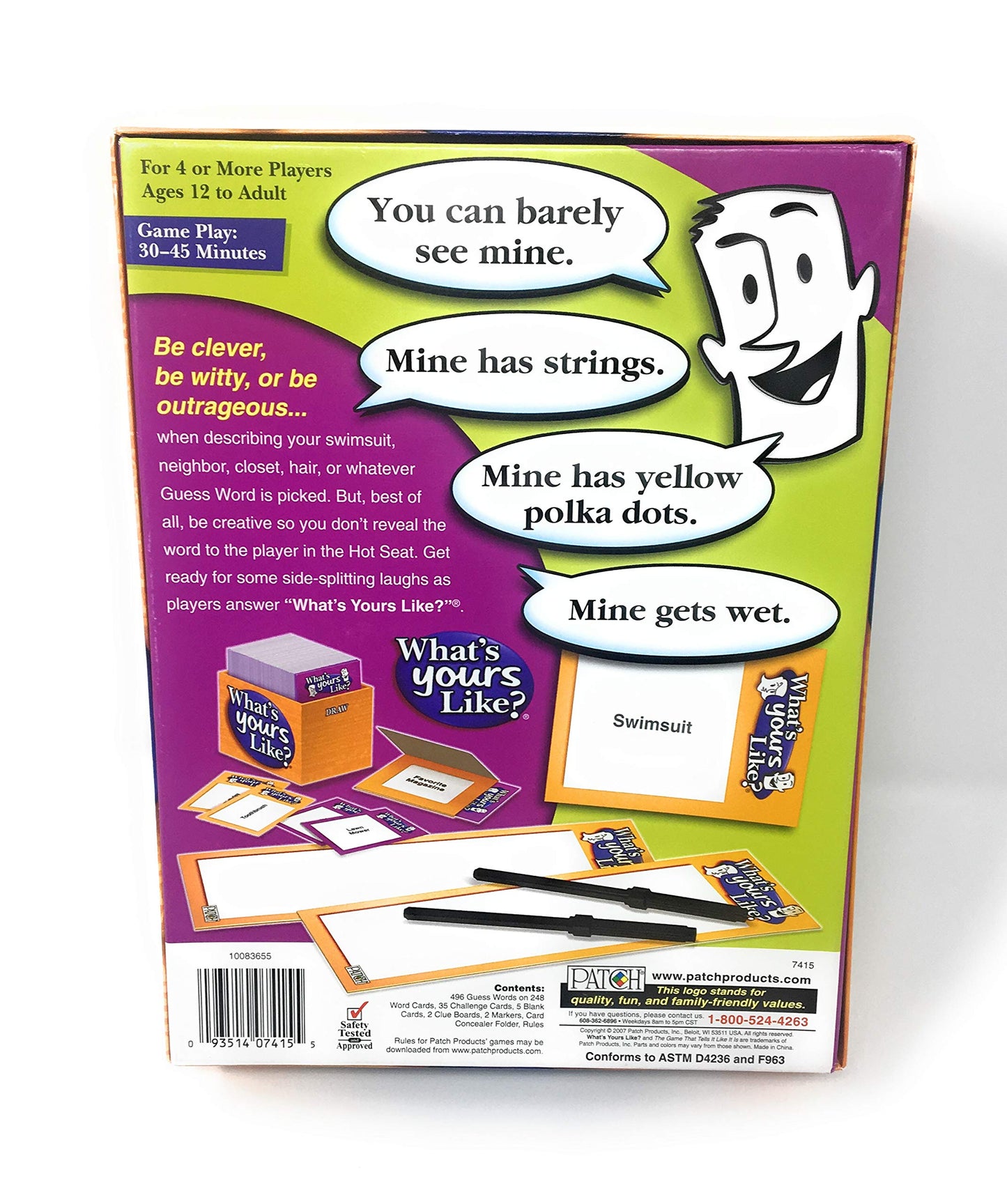 What 'S Yours Like ?Game-
