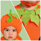 Spooktacular Creations Halloween Baby Pumpkin Costume, Cute Pumpkin Outfit With Hood For Toddler, Infants, Orange Sleeveless Halloween Costume For Dress Up Parties