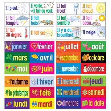 Poster Pals French Multi-Purpose Card Set