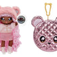 Na! Na! Na! Surprise Glam Series Cali Grizzly Fashion Doll And Metallic Bear Purse, Pink Hair, Cute Fuzzy Hat Outfit & Accessories, 2-In-1 Kids Gift, Toy For Girls And Boys Ages 5 6 7 8+ Years