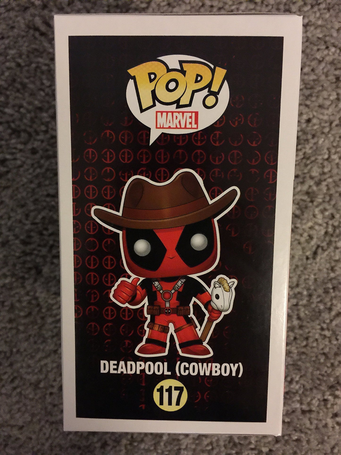 Funko Pop Vinyl Figure - Deadpool Cowboy Edition - Model 7493 - Standard Size - Plastic Material - Standard Color