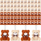 Hungdao 100 Pcs Mini Plush Bears Toys Bulk Brown 3.2 Inch Small Stuffed Plush Bears Cute Soft Tiny Stuffed Animal Toy Gifts For Diy Keychain Birthday Baby Shower Wedding Valentine‘S Day Party Favors
