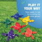 Constructive Playthings Multi-Colored Frog Bean Bags (Set of 6)