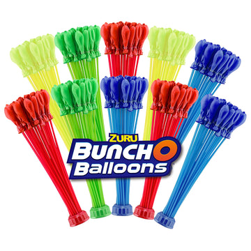 Original Bunch O Balloons Multi-Colored 330+ Rapid-Filling Self-Sealing Water Balloons (Amazon Exclusive 10 Pack) By Zuru Water Balloon For The Whole Family, Kids, Teens, Adults