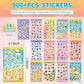 Tageenla Scratch and Sniff Stickers - 42 Sheets, Colorful Scented Stickers with 14 Scents, Fun Rewards for Kids & Parties