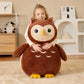 Earthsound Giant Owl Stuffed Animal Plush Toy,Large Owl Jumbo Cute Soft Toys,Big Size Huge Fluffy Plushy Oversized Fat Plushie,G