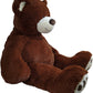 Anico 59' Tall (5 Feet) Giant Plush Chocolate Brown Teddy Bear With Embroidered Paws And Smiling Face, Fits In 2Xl Shirt!