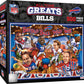 MasterPieces 500 Piece Sports Jigsaw Puzzle for Adults - NFL Buffalo Bills All-Time Greats - 15x21