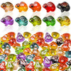 50 Pcs Mini Resin Frog 10 Color  Miniature Tiny Frog Mini Animals for Moss Landscape Garden Dollhouse DIY Craft Plant Decor