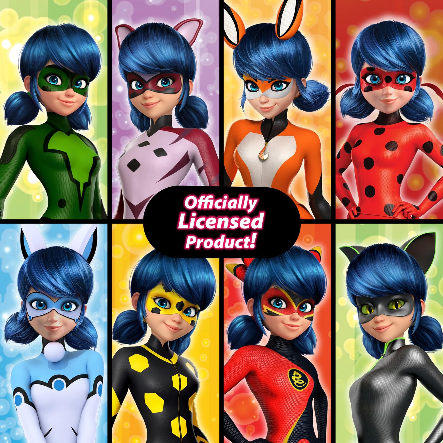 Miraculous Ladybug Magic Heroez Transformation Surprise - 10.5" Black Plastic, Model 50391