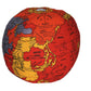 Hugg-A-Mars- The Original Soft & Huggable Red t. 400 Places Labeled  for All Ages Too. Kids Teens mature-themeds Teachers and Parents  Educational Toy
