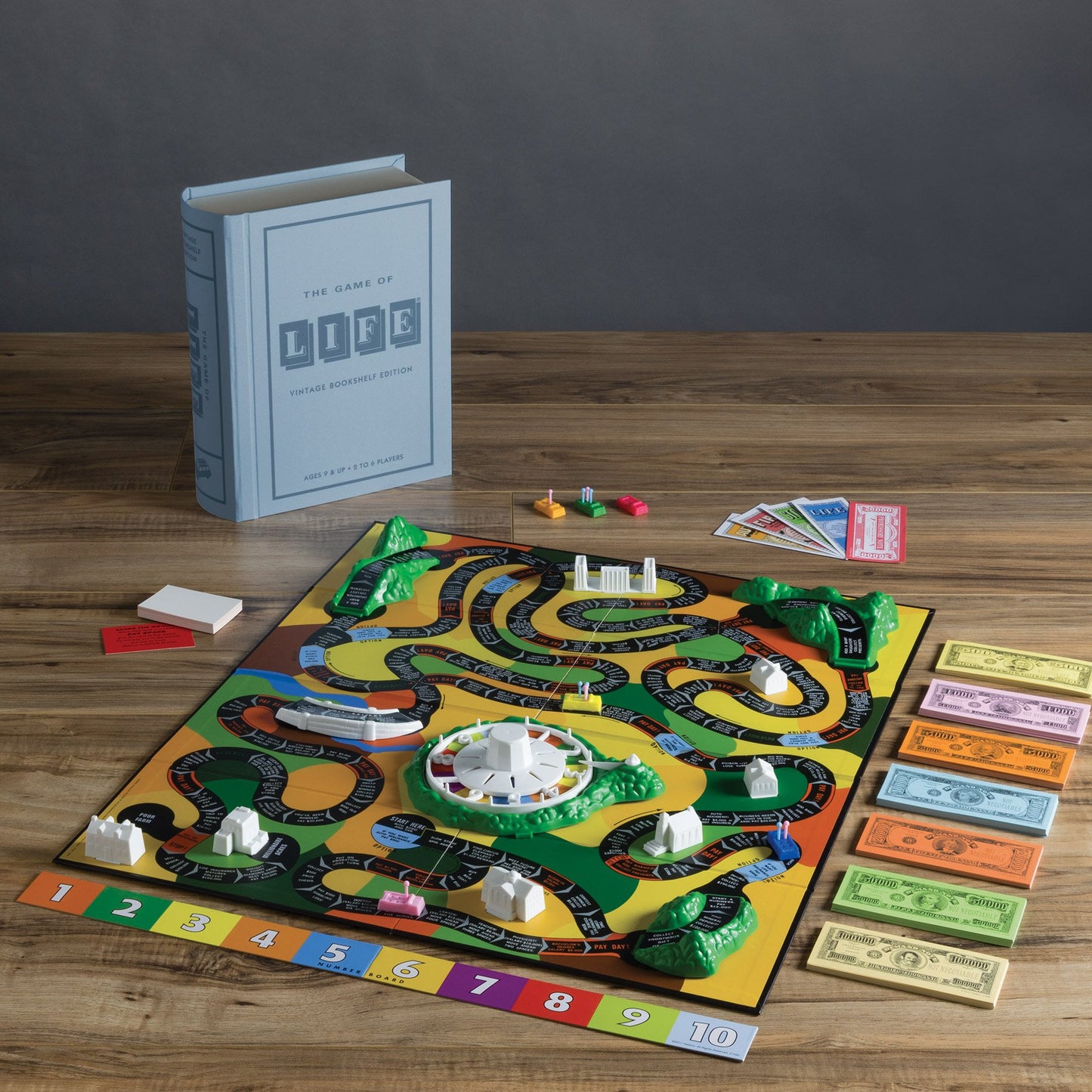 Ws Game Company The Game Of Life Vintage Bookshelf Edition