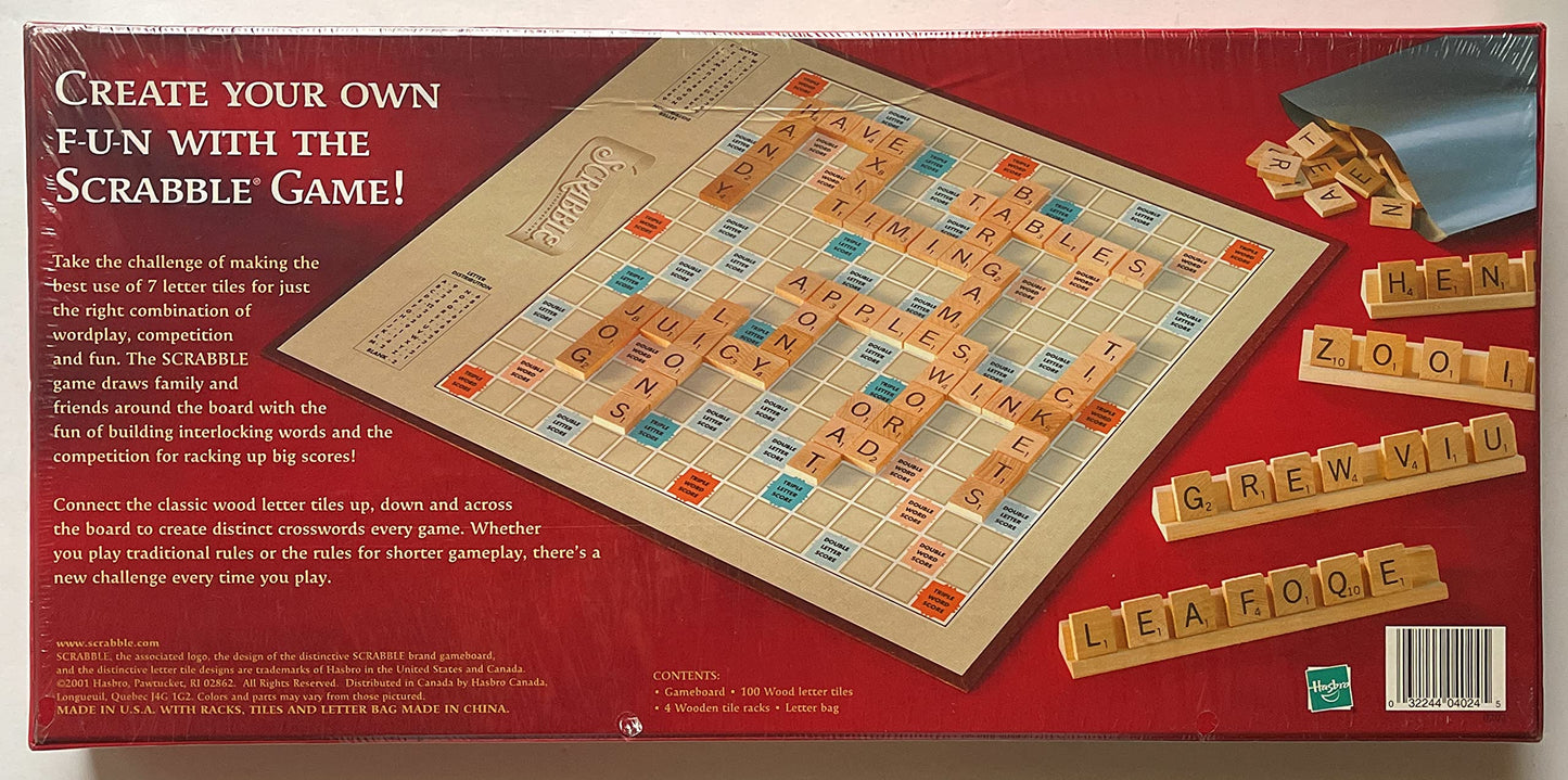 1 X Scrabble Crossword Game: Americas Favorite Word Game (2001 Edition)