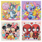 4 Packs Cartoon Diamond Art Kits for Kids,5D DIY Diamond Art Painting Kits for Kids Ages 4-8-12,Mosaic Kits Full Round Drills fo