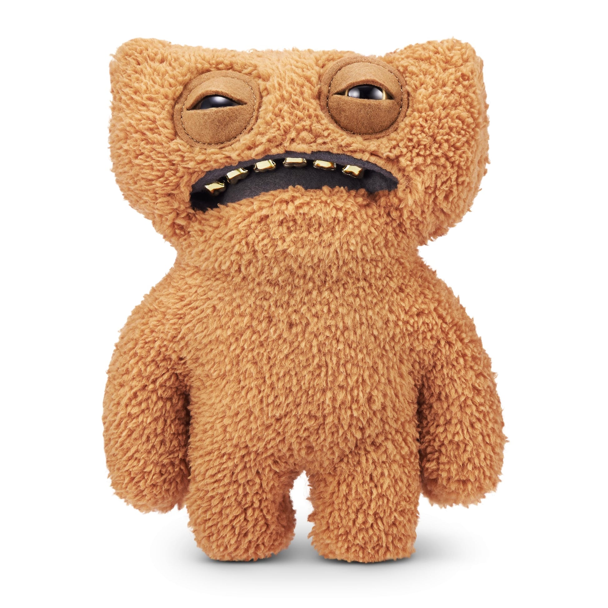 Fuggler Gold Fuggs By Zuru Funny Ugly Monster, Plush, Collectible, Toy (Gnawing Terror - Teeth)