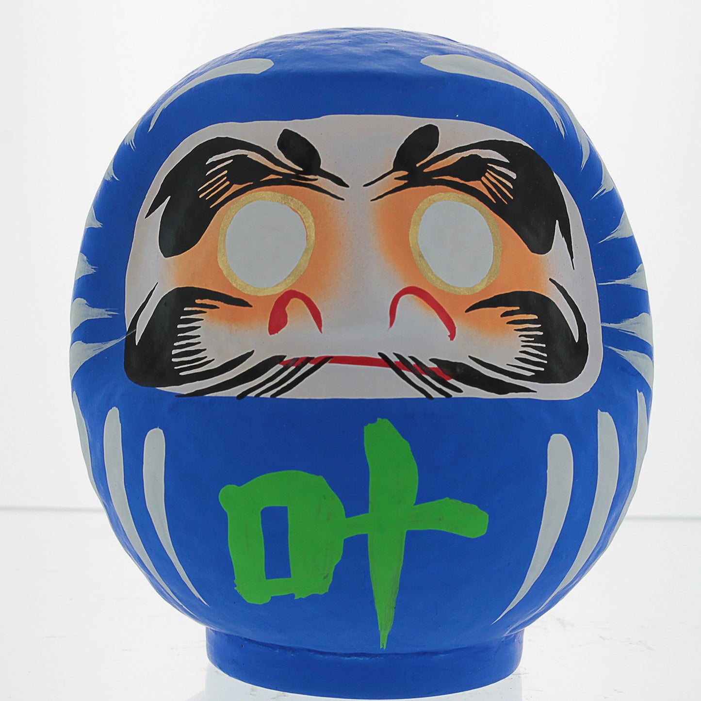 Daimonya Daruma Doll - Made In Japan - Success & Performance (Blue, Medium 4.7 Inch)