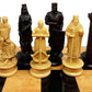 Hpl Medieval Times Crusades King Richard Lionheart Knight Chess Men Set Antique Color- No Board