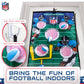 Franklin Sports NFL Football Target Toss Game - Indoor Mini Football Game with 3 Balls - 36" x 24" - Multi-Color