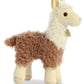 Aurora® Realistic Miyoni® 2 Tone Llama Stuffed Animal - Lifelike Detail - Cherished Companionship - Brown 12 Inches