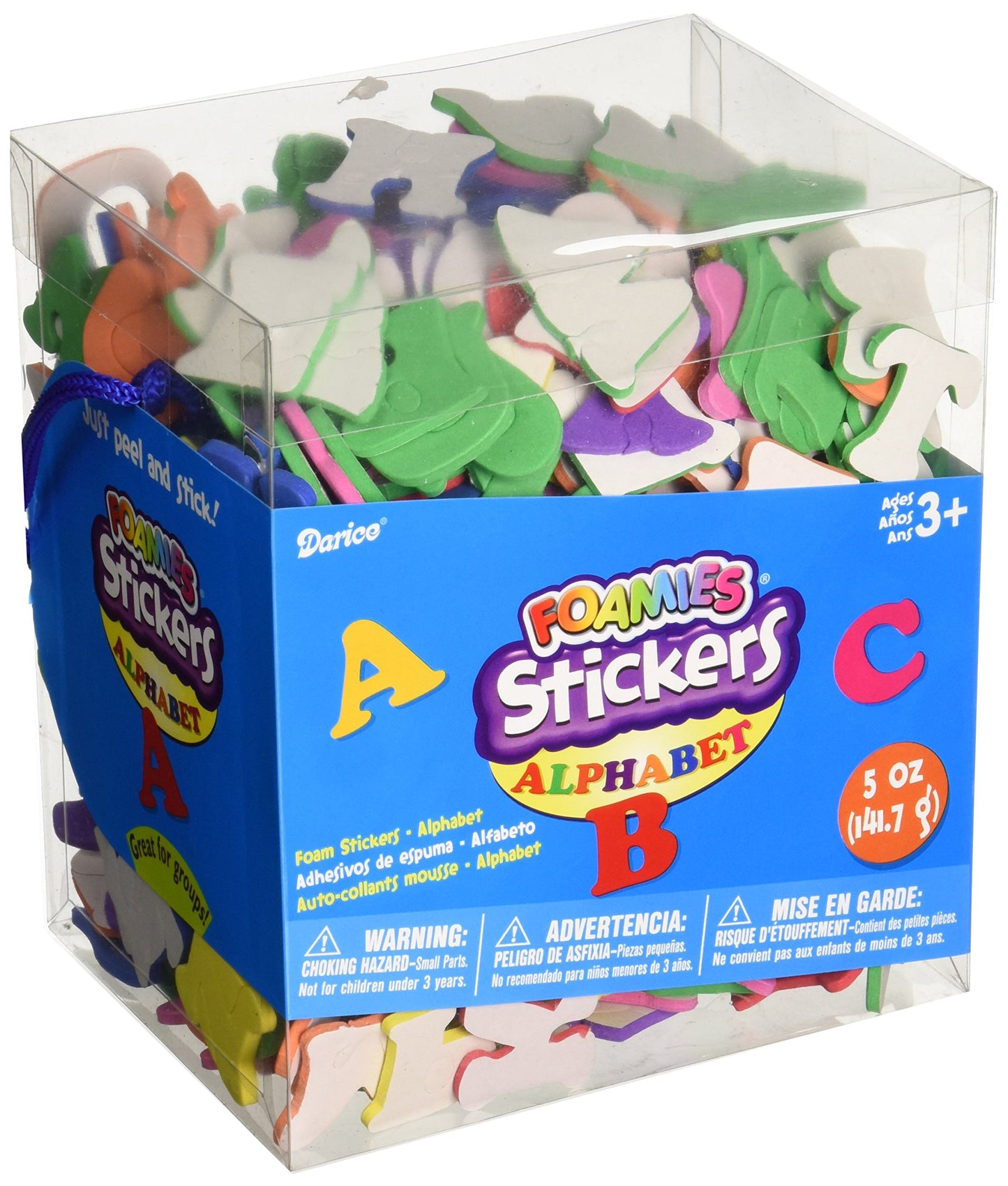 Foam Stickers 5-Ounce, Alphabets