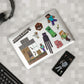 Paladone Minecraft Gadget Decals - 4 Sheets Removable Vinyl Stickers, Heavy-Duty Material, Model PP7302MCF