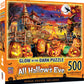 Baby Fanatics MasterPieces 500 Piece Glow in The Dark Halloween Jigsaw Puzzle - Trick or Treat - 15x21
