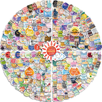 400Pcs Inspirational Words Stickers, Motivational Waterproof Vinyl Stickers For Kids Teens Adults Teachers, Positive Quote Stickers For Water Bottles Laptops Phone Journaling Scrapbooking