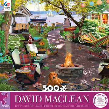 Ceaco - David Maclean - Marian'S Garden - 500 Piece Jigsaw Puzzle, 24 X 18