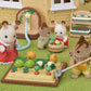 Epoch-Making Sylvanian Families Vegetable Gardening Set KA-616, Small, Plastic, Tsukuri Color, Japan Import