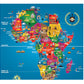 Asia Map Puzzle - Map Of Asia - Jigsaw Puzzle-Educational History - 100 Piece Puzzles -The Inevitable Continent - Geography Puzz