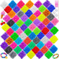 ROSHUKG 7300 Rubber Band Refill Kit in 70 Colours Rubber Bands, Bracelet Making Kit Birthday Gift for Girls Weaving
