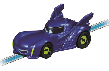 Carrera First Batwheels - Time For Action Slot Car Race Track With Spinners Includes Bam And Redbird Cars Battery-Powered Beginner Racing Set Kids Ages 3 Years Up