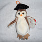 Ty Beanie Babies - Wise The 1998 Graduation Owl