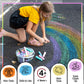 Loddie Doddie Jumbo Sidewalk Chalk - 50-Piece Multicolor Bucket - Washable, Ergonomic, Outdoor Fun for Kids