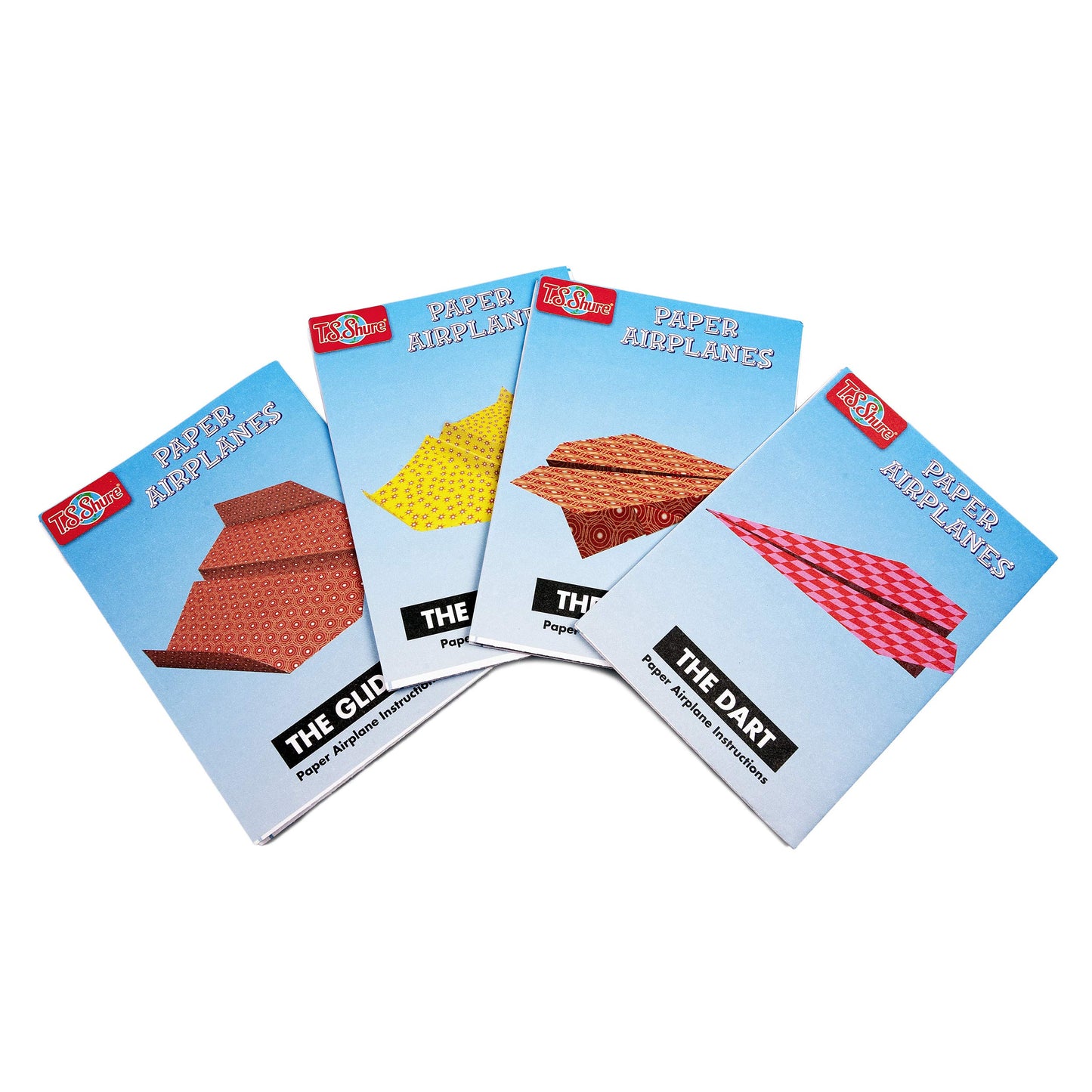 Bendon Ts Shure Paper Airplanes Mini Activity Tin With 20 Paper Airplanes And Sticker Sheet 50435