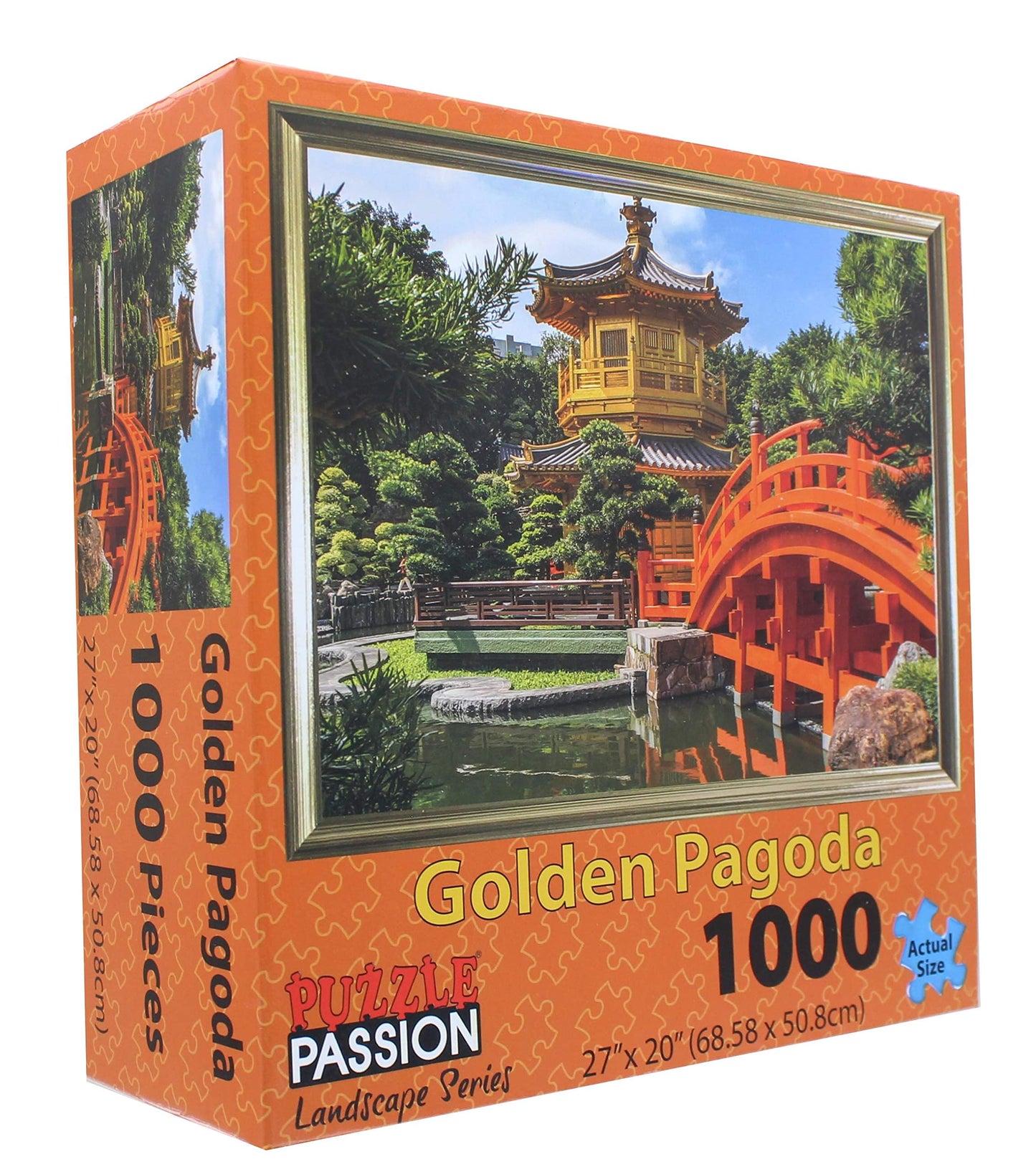 Puzzle Passion - Golden Pagoda - 1000 Piece Jigsaw Puzzle