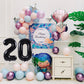 Smlpuame 40 Inch Number Balloon 0-9 Black Large Number 20 Balloons,Digital Balloons For Birthday Party Celebration Decorations S