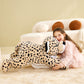 IKASA Giant Cheetah Plush Toy, 30" Jumbo Soft Stuffed Animal, Brown, Model 6636589