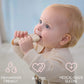 Moonkie Teething Toy, Safe & Easy To Hold Bpa Free Silicone Baby Soothing Teethers, Prevent Finger Sucking Teether Toys Best For