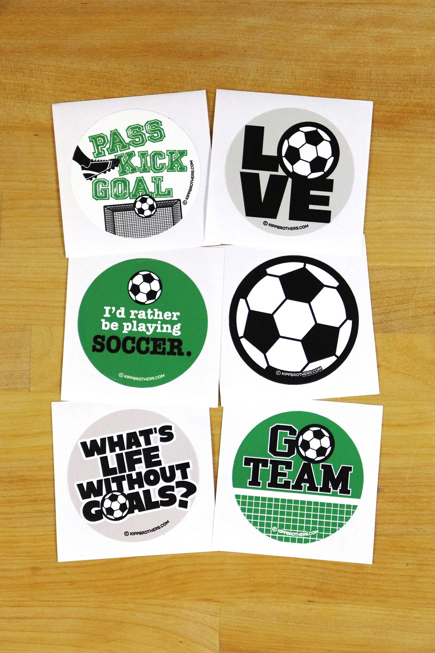 Assorted Soccer Sports Sticker Sheet Pack - 102 Stickers
