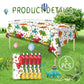 Tegeme 5 Pcs Dinosaur Plastic Tablecloth Dinosaur Party Table Cover 54 x 108 Inch Disposable Waterproof Dino Print Table Cloth f
