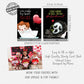 Silly Goose Gifts Classic Horror Themed Valentine's Day Cards - Set of 24, Black, Perfect for Classroom Exchange