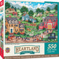 Masterpieces 550 Piece Jigsaw Puzzle For Adults, Family, Or Youth - The Curious Calf - 18'X24'