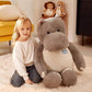 Ikasa Giant Hippo Stuffed Animal,30' Jumbo Plush Toy, Soft And Cute Toys For Kids Boys Girls (Gray)