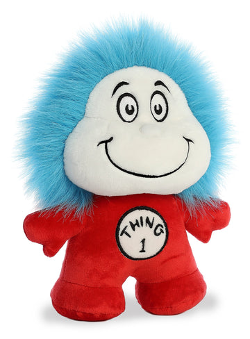 Aurora® Whimsical Dr. Seuss™ Dood Plushie™ Thing One & Two Double Stuffed Animal - Magical Storytelling - Officially Licensed - Red 8.5 Inches